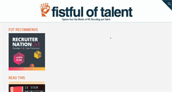 Desktop Screenshot of fistfuloftalent.com